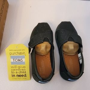 TOMS Glimmer Black Shoes